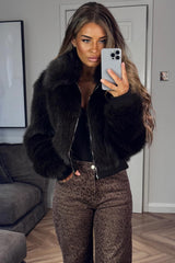 real fur jacket women