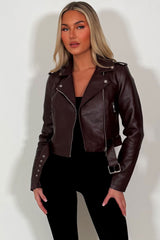 womens zara faux leather jacket sale uk