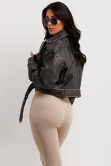 womens zara faux leather jacket sale uk