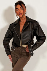 womens zara faux leather jacket sale uk