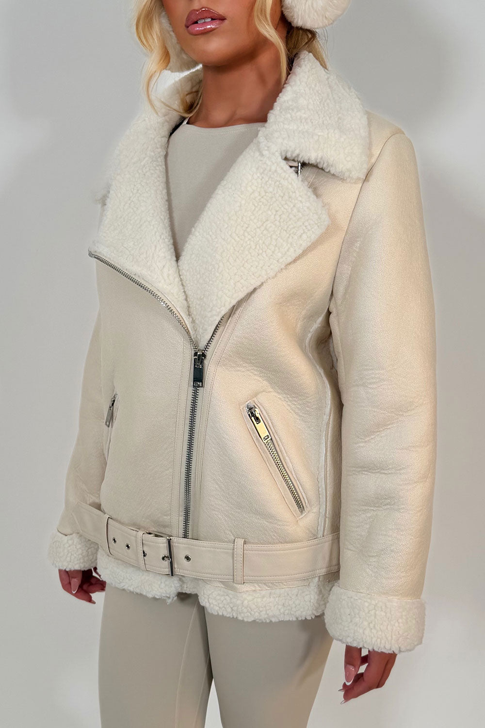 zara womens aviator jacket uk