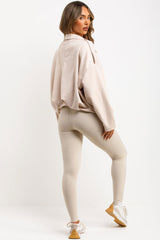 womens faux suede bomber jacket with elasticated hem 