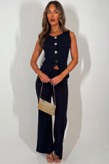 waistcoat and trouser two piece set date night outfit day to night Christmas party outfit for womens