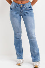 womens stretchy high waisted jeans 