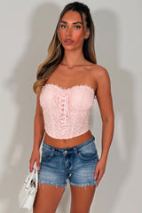 y2k summer denim shorts with ripped hem womens holiday outfit styledup sale white fox uk