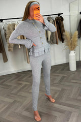 womens lounge set with gold buttons nice going out outfit for girls styledup