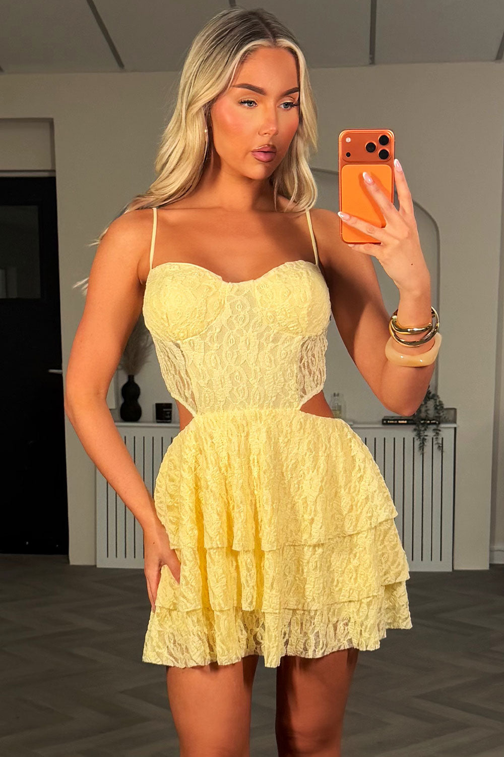 ruffle frilly lace playsuit rave party night out outfit styledup whitefox uk