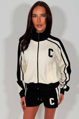 womens summer lounge set short tracksuit with c emblem styledup