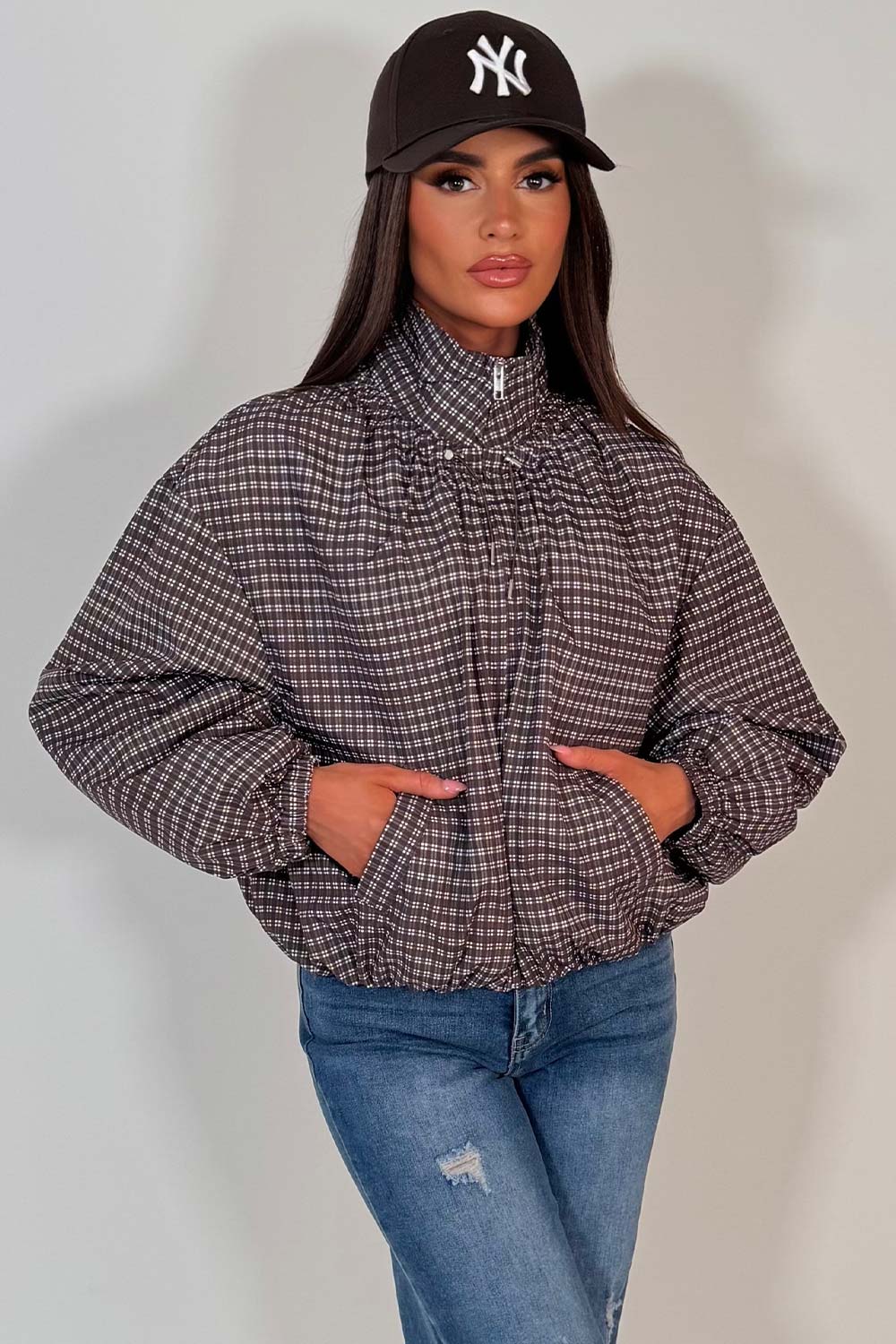 zara womens check jacket uk sale styledup