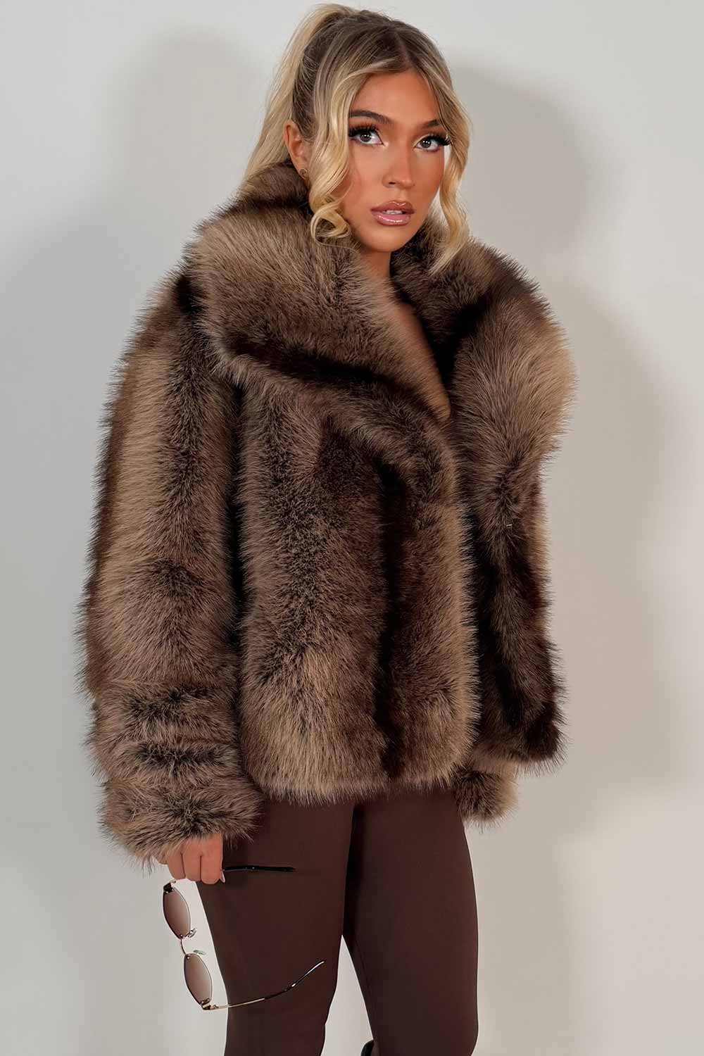 faux fur coat womens styledup uk