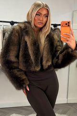 womens faux fur jacket zara uk