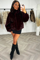 zara womens faux fur jacket styledup