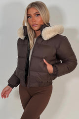 crop padded puffer winter jacket styledup uk