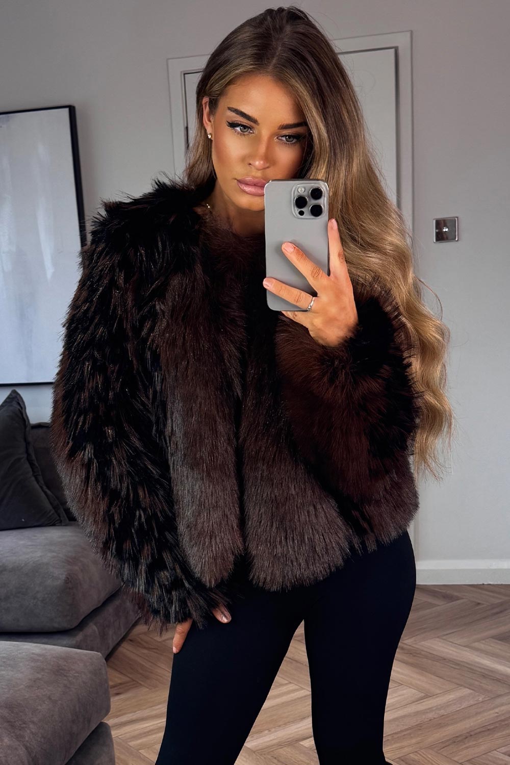 womens faux fur coat uk styledup sale 