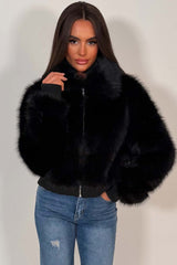 black fur jacket womens zara uk styledup