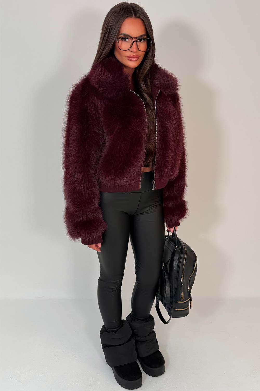 womens fur jacket zara uk premium quality 
