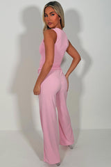 waistcoat and trousers two piece co ord set night out occasion party outfit for womens zara uk styledup 