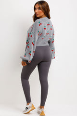 cherry jumper knitted styledup