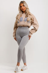 grey high waist gymshark leggings