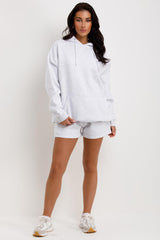 hoodie and shorts tracksuit loungewear co ord set