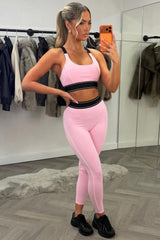 womens three piece yoga pilates gym set activewear outfit seamless styledup 