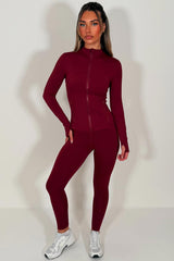 womens lululemon leggings and track jacket co ord set styledup fashion