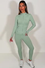 womens lululemon leggings and track jacket co ord set styledup fashion