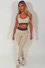 airbrush high waist heart throb legging and bra two piece matching set alo yoga uk styledup fashion