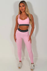 womens high waist legging and bra top matching two piece set alo yoga styledup uk 