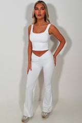 womens lululemon yoga flare leggings and top co ord set styledup 