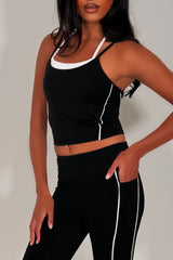 womens high waist legging and double up top matching two piece set alo yoga styledup uk sale