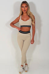 womens alo yoga bra and leggings two piece matching set styledup 