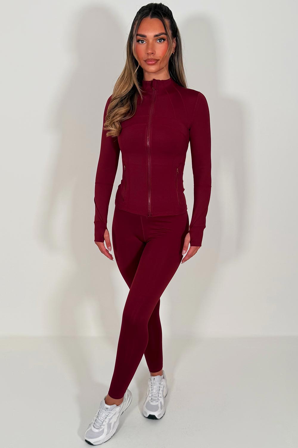 lululemon defime jacket and high rise pant co ord set styledup uk sale