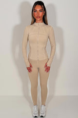 womens lululemon jacket and leggings co ord set activewear lounge set for yoga pilates uk styledup 