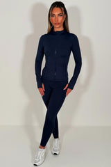 womens lululemon leggings and sport track jacket set styledup uk