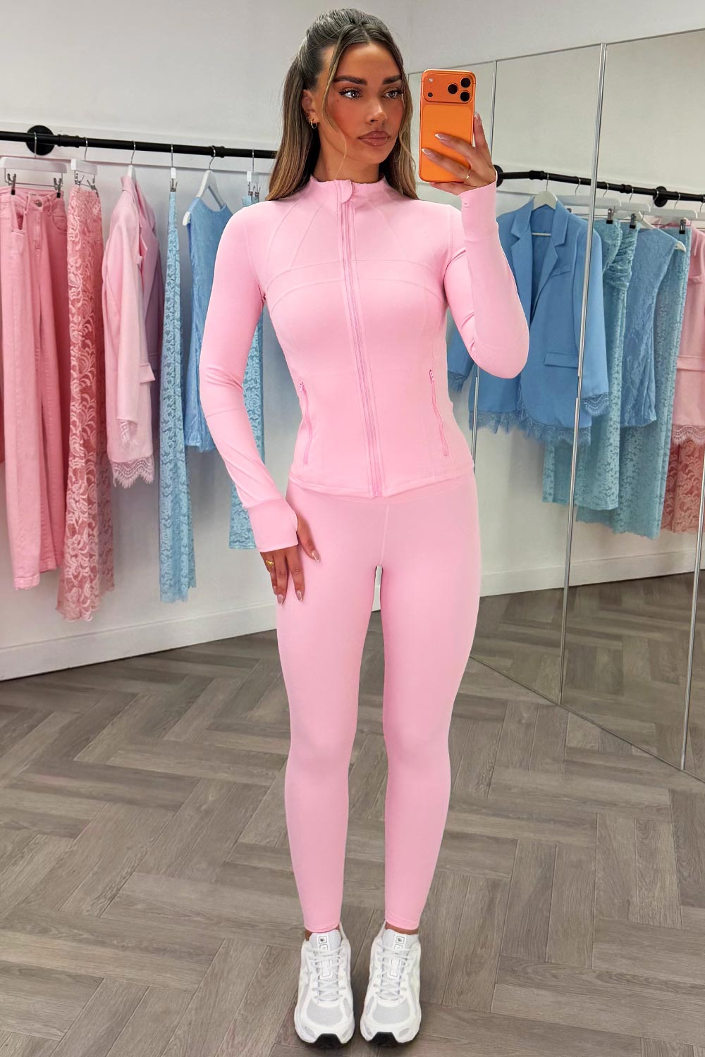 womens lululemon jacket and leggings co ord set activewear lounge set for yoga pilates uk styledup 