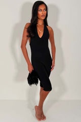 backless halterneck capri jumpsuit going out festival outfit styledup whitefox uk