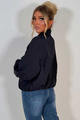 womens cernucci funnel neck jacket uk styledup