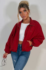 womens cernucci funnel neck jacket uk styledup