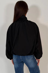 womens cernucci funnel neck jacket uk styledup