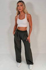 womens wide leg trousers uk