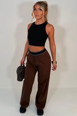 alo inspired suit up wide leg womens trousers styledup uk