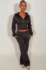 womens joggers and crop corset hoodie everyday tracksuit set styledup fashion