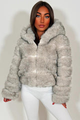 white fur jacket styledup