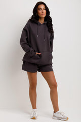 womens shorts tracksuit co ord set