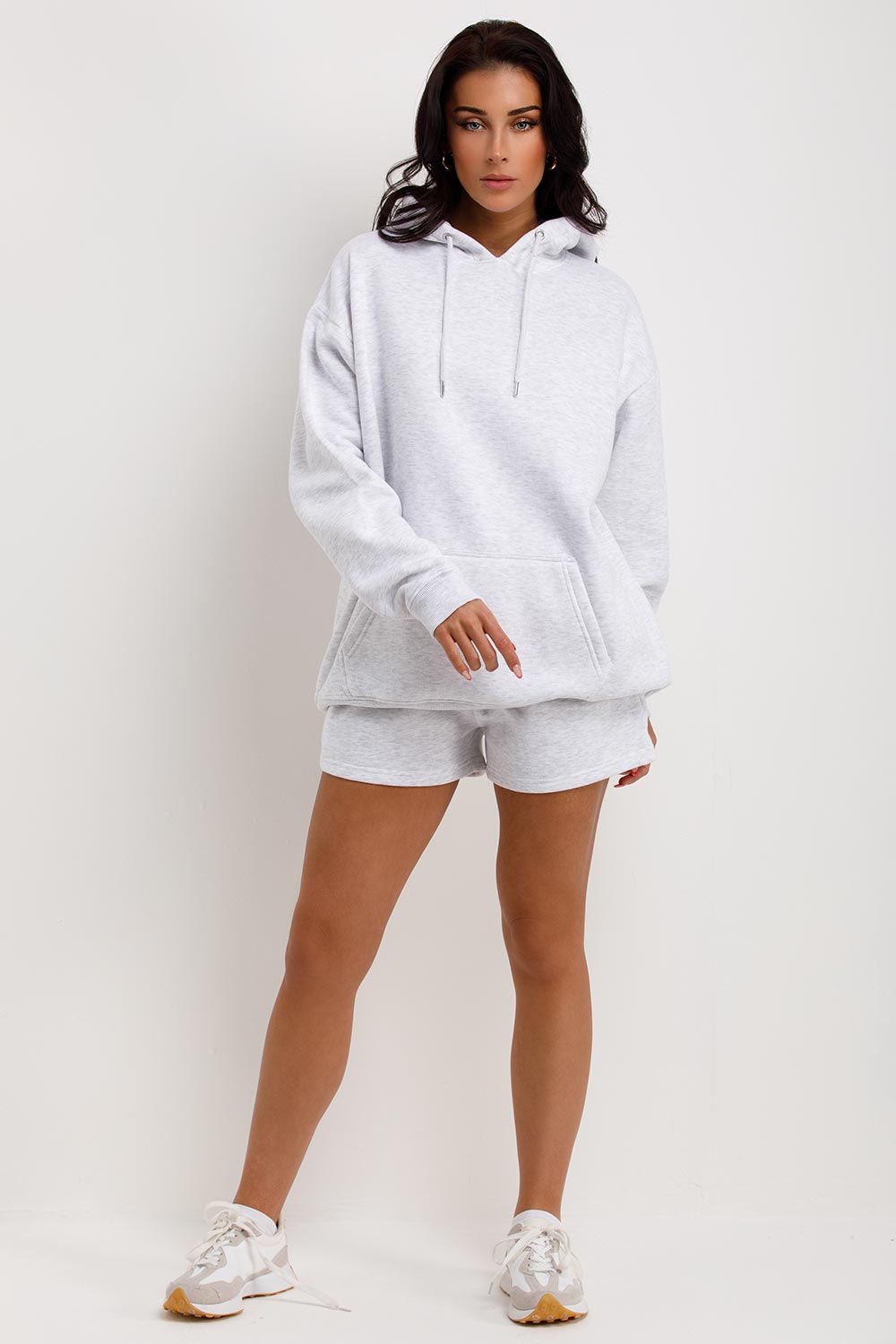 shorts and hoodie tracksuit womens summer loungewear co ord set
