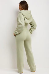 womens crop corset hoodie and joggers two piece loungewear co ord set styledup fashion airport outfit 