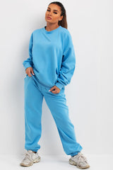 womens joggers and sweatshirt co ord set tracksuit