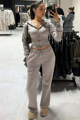 corset cinch waist hoodie and joggers lounge set styledup fashion
