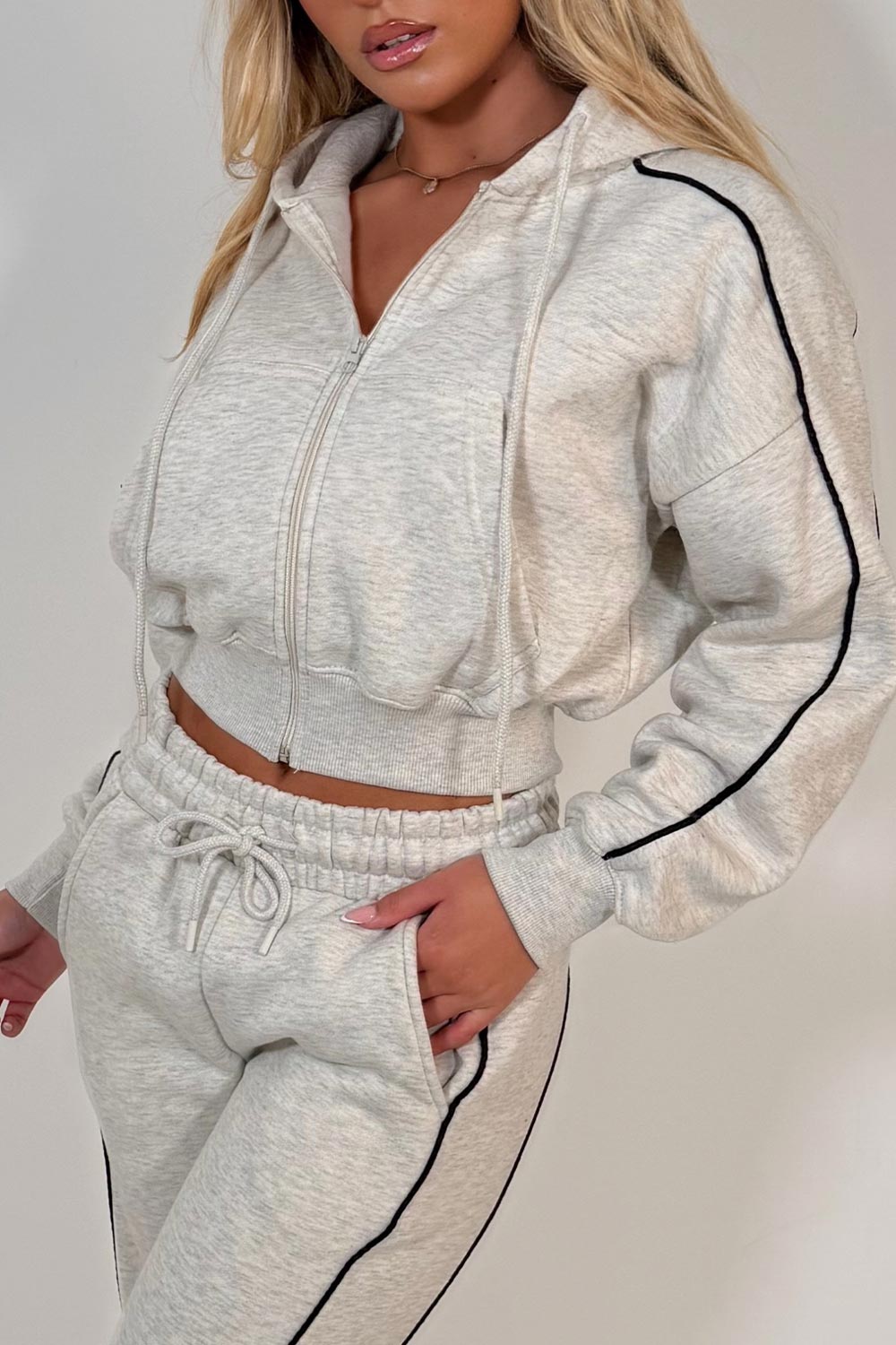womens joggers and hoodie everyday tracksuit set styledup fashion